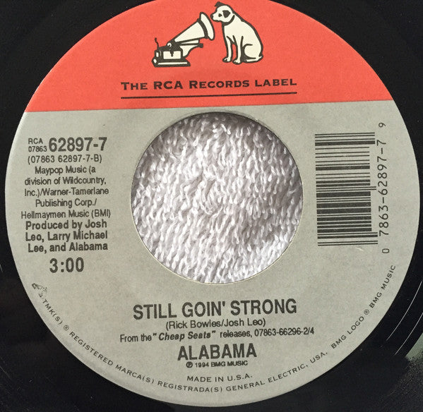 Alabama - We Can't Love Like This Anymore (7", Single) (Very Good (VG))