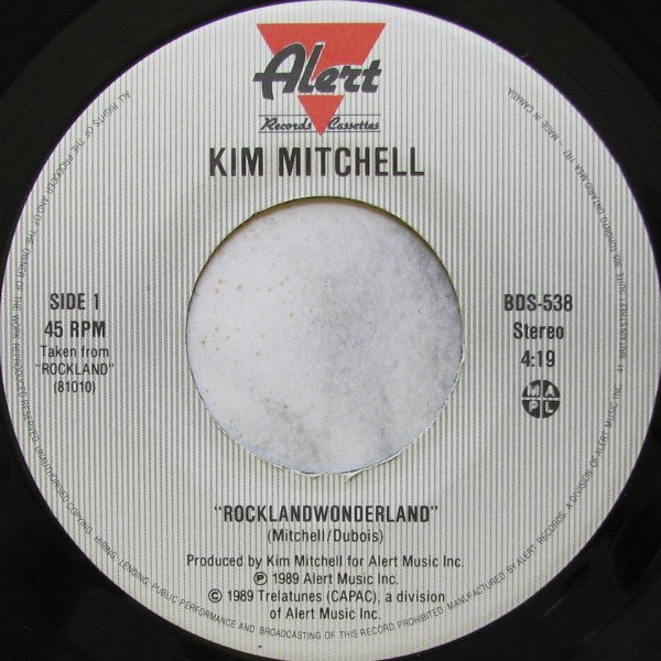 Kim Mitchell - Rocklandwonderland (7", 45 RPM, Single) (Very Good (VG))