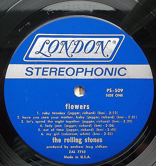 The Rolling Stones - Flowers (LP, Comp, Stereo) (Very Good (VG))