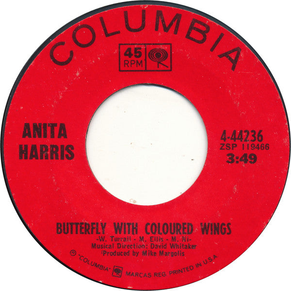 Anita Harris - Just Loving You (7", 45 RPM, Single) (Very Good (VG))