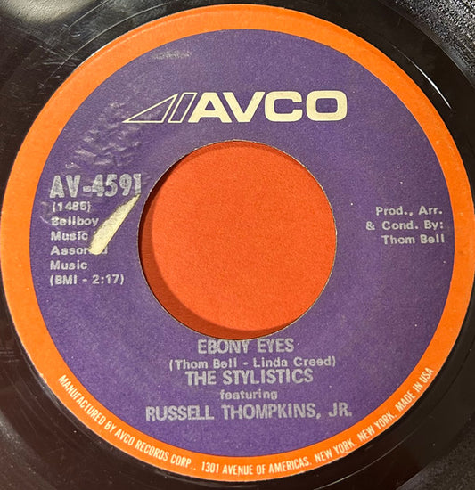 The Stylistics, Russell Thompkins, Jr. - Betcha By Golly, Wow / Ebony Eyes (7", 45 RPM) (Good Plus (G+))