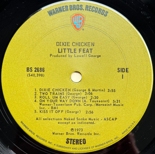Little Feat - Dixie Chicken (LP, Album, Stereo) (Very Good Plus (VG+))