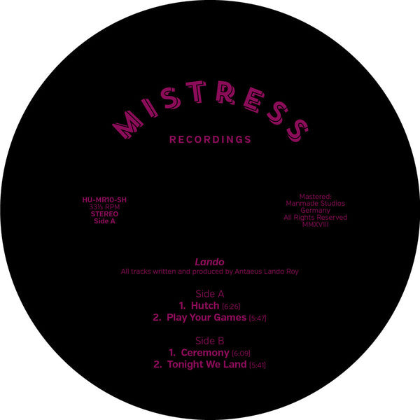 Lando - Mistress 10 (12") (Mint (M))