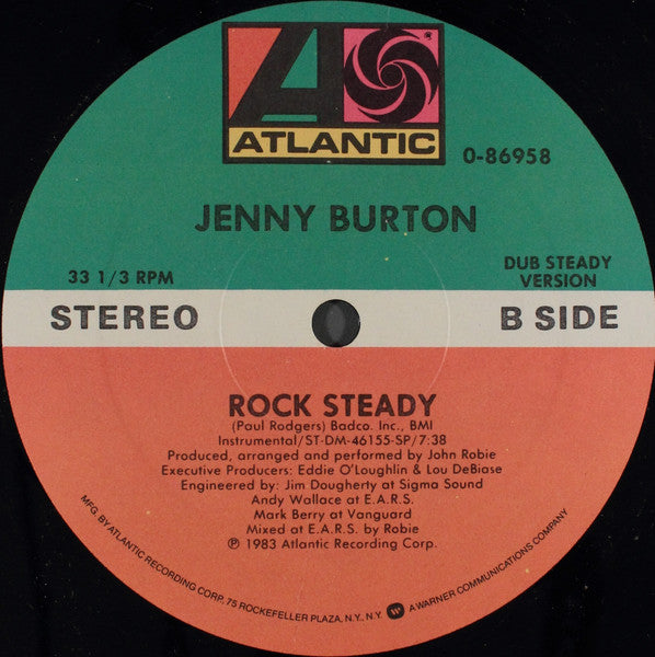 Jenny Burton - Rock Steady (12", 33 ⅓ RPM, Maxi) (Very Good Plus (VG+))
