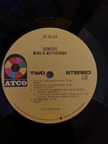 Genesis - Wind & Wuthering (LP, Album, Stereo) (Very Good (VG))