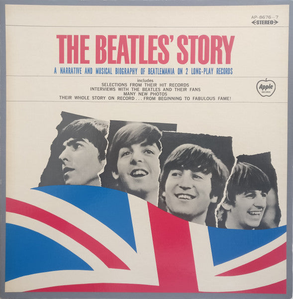 The Beatles - The Beatles' Story = ビートルズ物語 (2xLP, Album + Box Set, RE) (Very Good Plus (VG+))