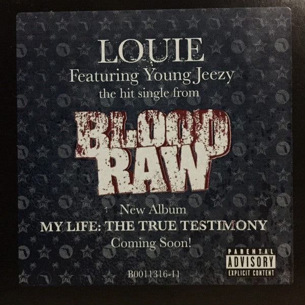 Blood Raw, Young Jeezy - Louie (12", 33 ⅓ RPM) (Very Good Plus (VG+))