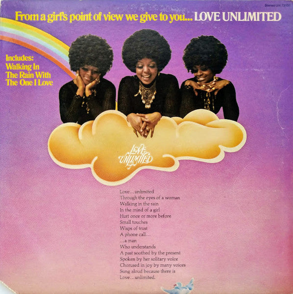 Love Unlimited - From A Girl's Point Of View We Give To You... Love Unlimited (LP, Album, RE, Stereo) (Very Good (VG))