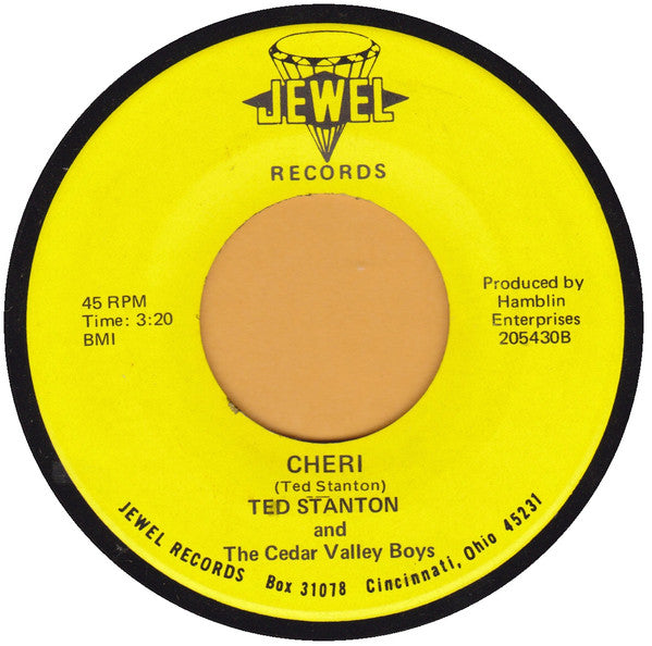 Ted Stanton And The Cedar Valley Boys - Gonna Live A Little Before I Die / Cheri (7", 45 RPM, Single) (Very Good (VG))