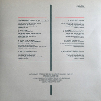 Led Zeppelin : Coda (LP, Album, Gat)