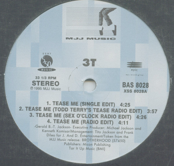 3T - Tease Me (12") (Very Good Plus (VG+))