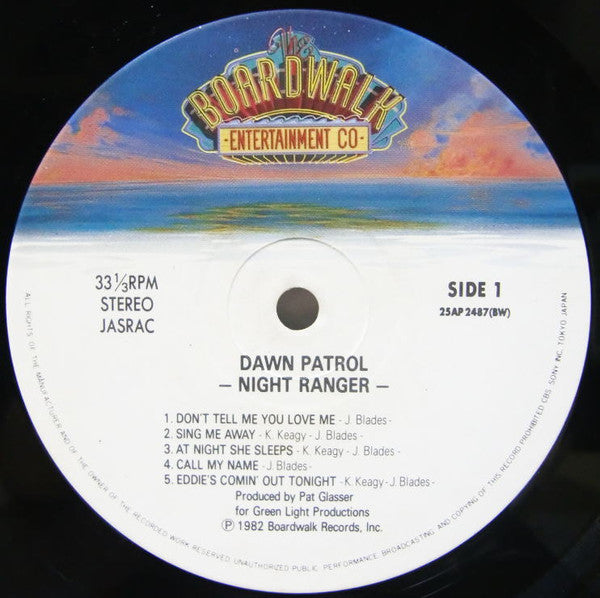 Night Ranger - Dawn Patrol (LP, Album) (Near Mint (NM or M-))
