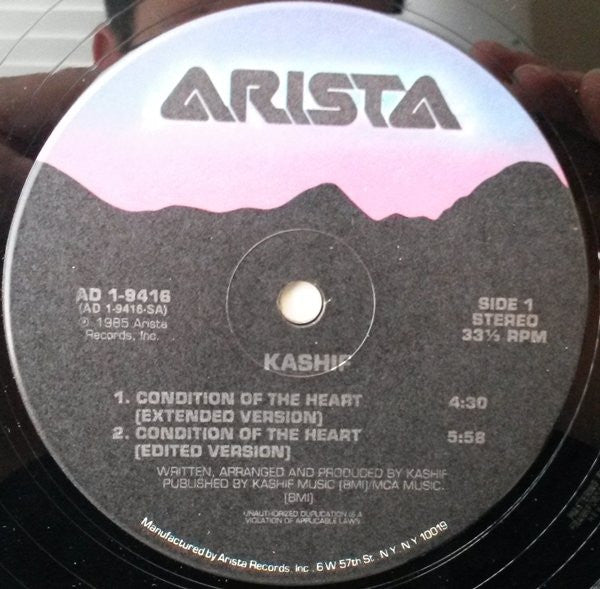 Kashif - Condition Of The Heart (12", Single) (Very Good (VG))