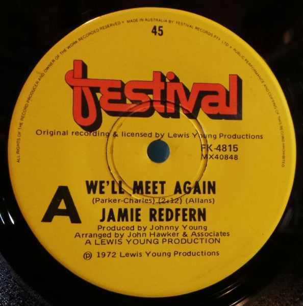 Jamie Redfern - Rainbow On The River / We'll Meet Again (7", 45 RPM, Single) (Very Good (VG))