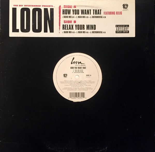 Loon - How You Want That / Relax Your Mind (12") (Very Good (VG))