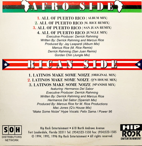 Afro-Rican - All Of Puerto Rico (12", 33 ⅓ RPM) (Very Good Plus (VG+))