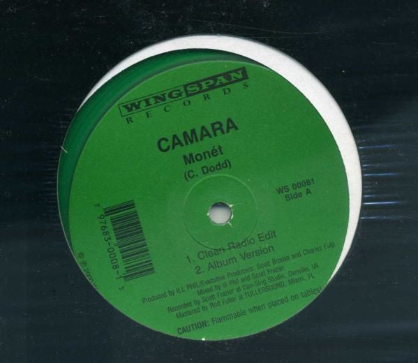 Camara - Monét (12", 33 ⅓ RPM, Single) (Very Good (VG))