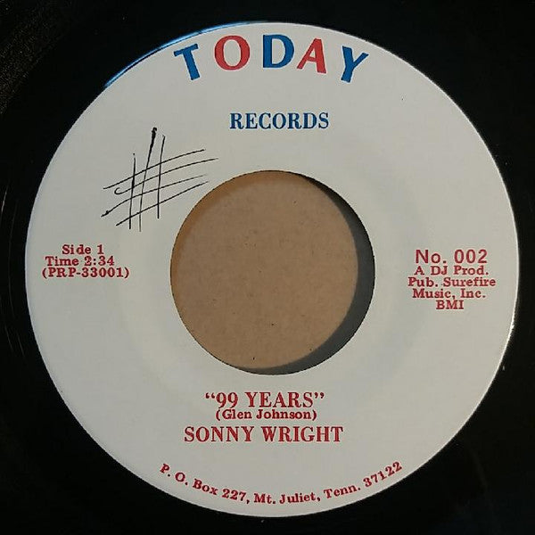 Sonny Wright - 99 Years (7", 45 RPM) (Very Good (VG))