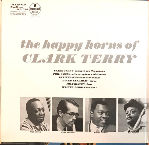 Clark Terry - The Happy Horns Of Clark Terry (LP, Album, Stereo) (Very Good (VG))