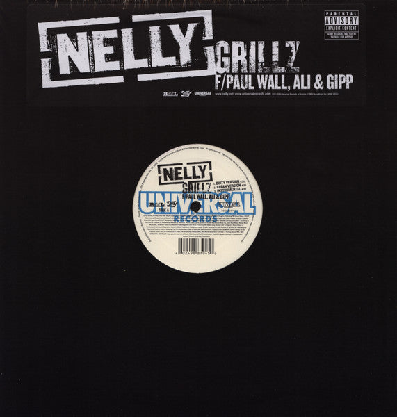 Nelly, Paul Wall, Ali & Gipp - Grillz (12", 33 ⅓ RPM) (Very Good Plus (VG+))