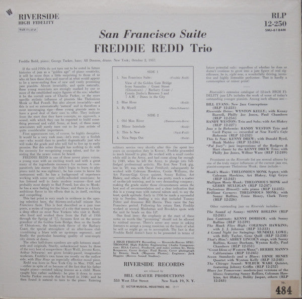 Freddie Redd Trio - San Francisco Suite (LP, Album, RE, Mono) (Very Good Plus (VG+))