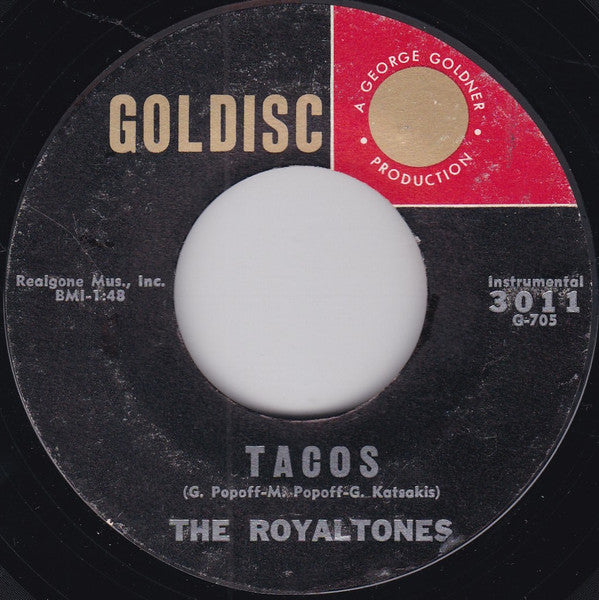 The Royaltones - Flamingo Express / Tacos (7", 45 RPM, Styrene) (Very Good (VG))