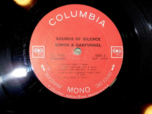 Simon & Garfunkel - Sounds Of Silence (LP, Album, RP, Mono) (Very Good (VG))