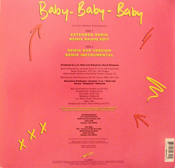 TLC - Baby-Baby-Baby (12", 33 ⅓ RPM, Single) (Very Good Plus (VG+))