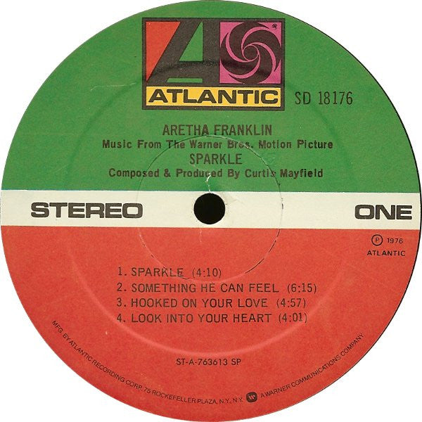 Aretha Franklin - Sparkle (LP, Album) (Good Plus (G+))