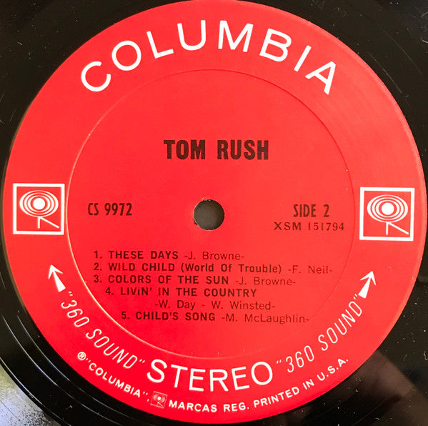 Tom Rush - Tom Rush (LP, Album) (Very Good (VG))