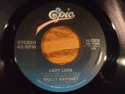 Molly Hatchet - Lady Luck / Loss Of Control (7", 45 RPM, Single) (Very Good (VG))