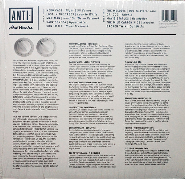 Various - Hot Wacks (LP, Comp) (Very Good Plus (VG+))