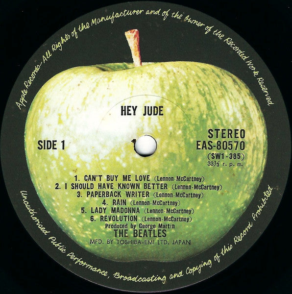 The Beatles - Hey Jude (LP, Comp, Stereo, RE) (Very Good Plus (VG+))
