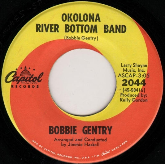 Bobbie Gentry - Okolona River Bottom Band (7", 45 RPM, Single) (Very Good (VG))