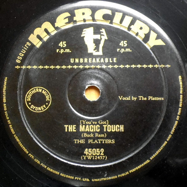 The Platters - The Magic Touch / Winner Take All (7", Single, 45 RPM) (Good Plus (G+))