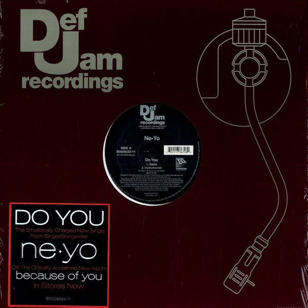 Ne-Yo - Do You / Ain't Thinking About You (12", 33 ⅓ RPM, Single) (Very Good Plus (VG+))