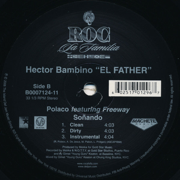 Hector El Bambino, Polaco - Here We Go Yo / Sonando (12", 33 ⅓ RPM) (Very Good (VG))
