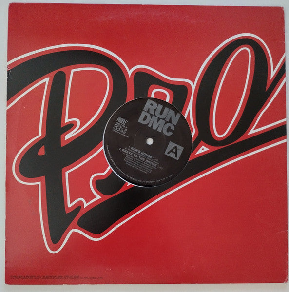 Run-DMC - Run's House / Beats To The Rhyme (12", RE) (Good Plus (G+))