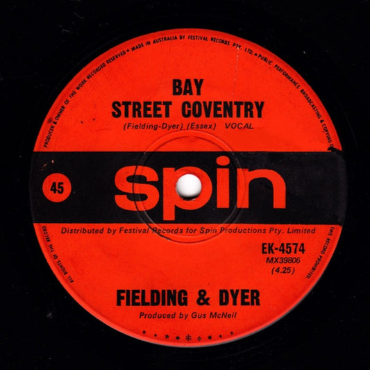 Fielding & Dyer - The Whale (7", 45 RPM, Single) (Very Good (VG))