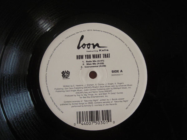 Loon - How You Want That / Relax Your Mind (12") (Very Good (VG))