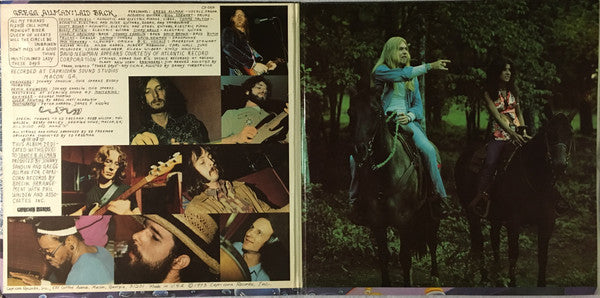 Gregg Allman - Laid Back (LP, Album) (Good Plus (G+))