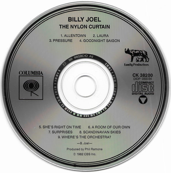 Billy Joel - The Nylon Curtain (CD, Album, RE, RP, Stereo) (Very Good (VG))