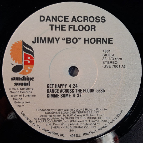 Jimmy "Bo" Horne - Dance Across The Floor (LP, Album) (Very Good (VG))