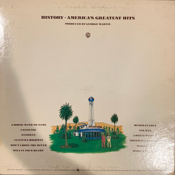 America - History - America's Greatest Hits (LP, Comp) (Very Good (VG))