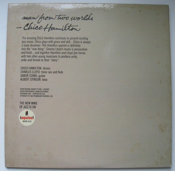 Chico Hamilton - Man From Two Worlds (LP, Album, Mono) (Good (G))