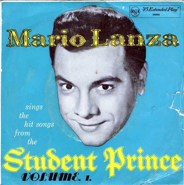 Mario Lanza - The Student Prince Volume. 1 (7", 45 RPM, EP) (Very Good (VG))