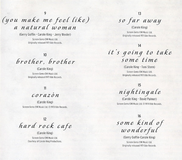 Carole King - Natural Woman - The Very Best Of Carole King (CD, Comp, Stereo) (Good Plus (G+))