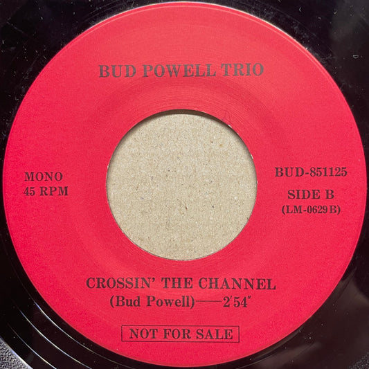 The Bud Powell Trio - Just One Of Those Things / Crossin' The Channel (7", Mono, Promo) (Near Mint (NM or M-))