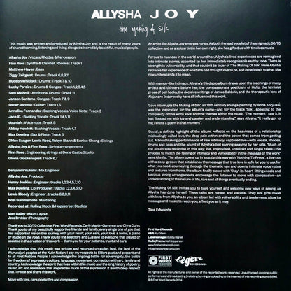 Allysha Joy - The Making Of Silk (LP, Album, Ltd, Mar) (Mint (M))