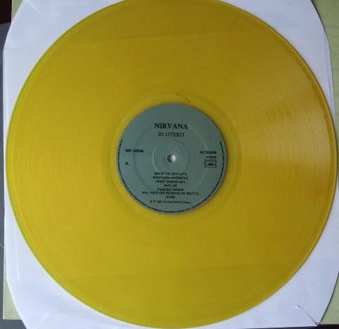 Nirvana - In Utero (Unofficial) (LP, Album, Yellow) (Very Good Plus (VG+))